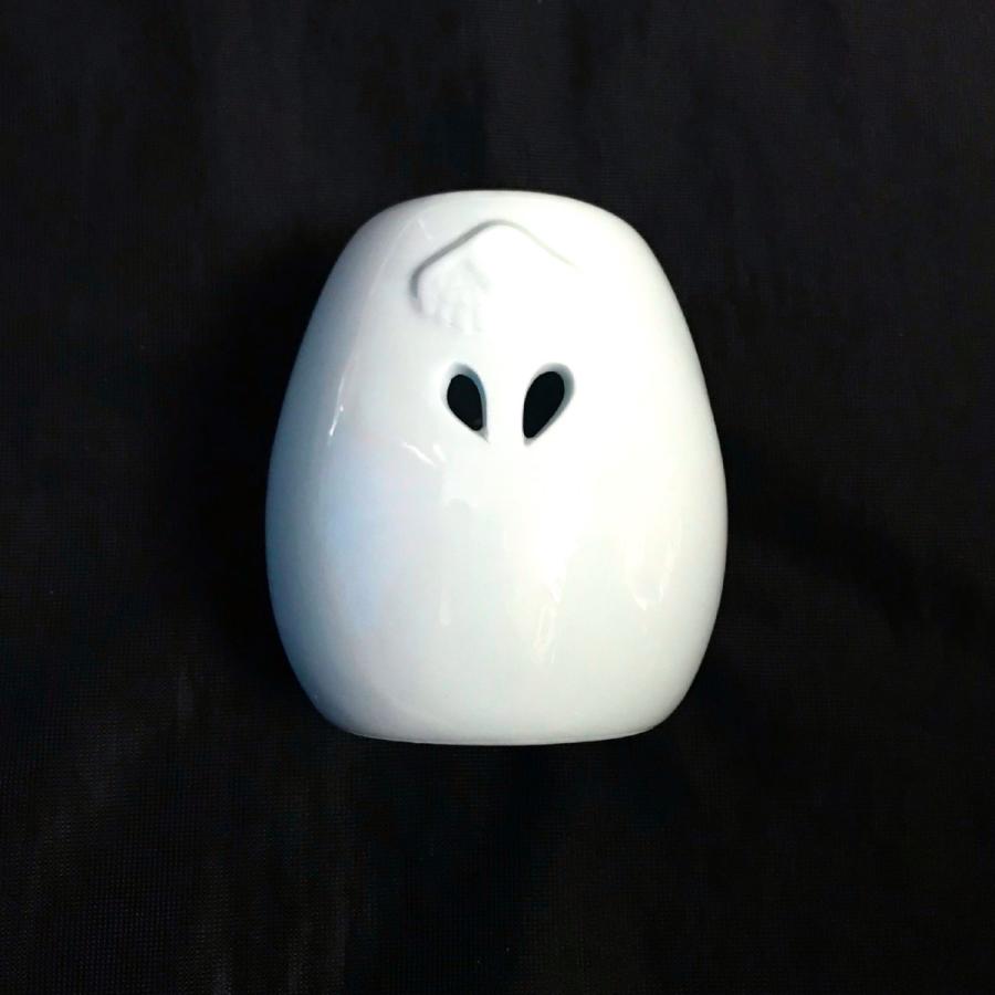 天使のオイルポット 卵型 ライトブルー 陶器製 キャンドル アロマ