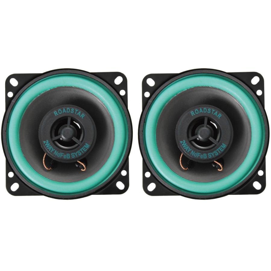 JA11 JA12 ジムニー 10cm 4インチ 2WAY スピーカー 2個セット 定格出力