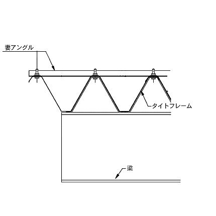 妻アングル 亜鉛メッキ ルーフデッキ Ｌ=850 88タイプ／5穴、150タイプ／4穴各兼用｜oktools｜02