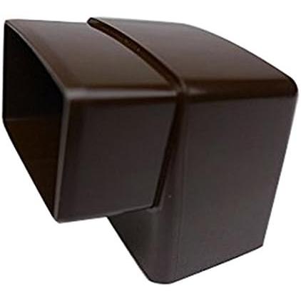 カーポート テラス 用雨樋部材 角エルボ 45×30 色：ブロンズ  雨樋部品 カーポート用雨どい  雨どい修理  雨樋ジャバラ用 | アイネット（DIY、工具）