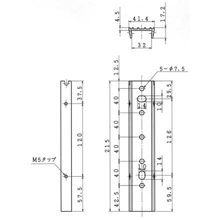 川口技研 ホスクリーン EPL-55-DB / EPL-55-LB / EPL-55-W 2本1組 | 川口技研 | 02