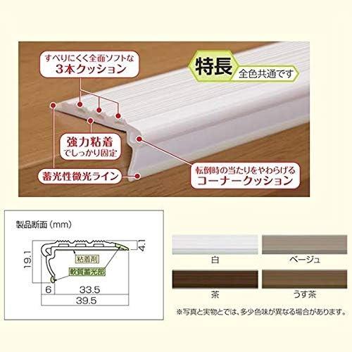 木製室内階段用すべり止め材 スベラーズ 色：ホワイト 長さ67cm 14本入 川口技研｜oktools｜02