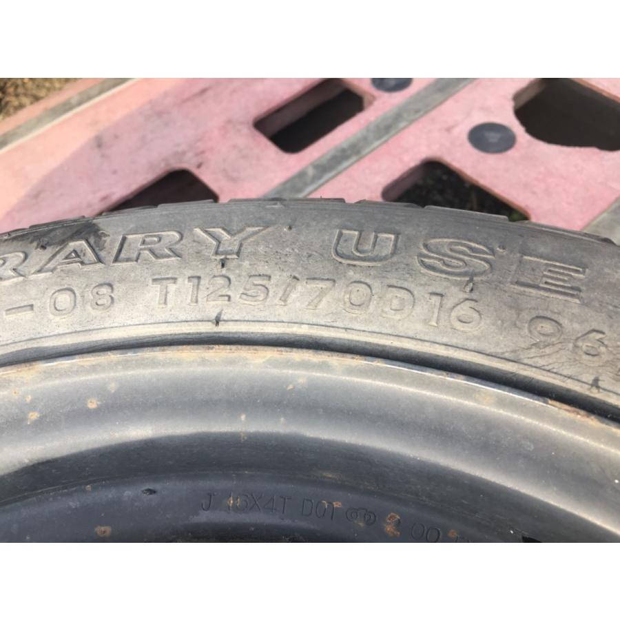 応急 タイヤ Cr9w ディオン T125 70d16 4h Pcd114 3 ハブ径約67mm 純正 テンパータイヤ スペアタイヤ al Okata Recycle Parts 通販 Yahoo ショッピング