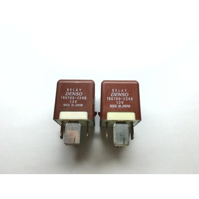 デンソー リレー 2個 未テスト ダイハツ 車から DENSO 156700-2240 12V