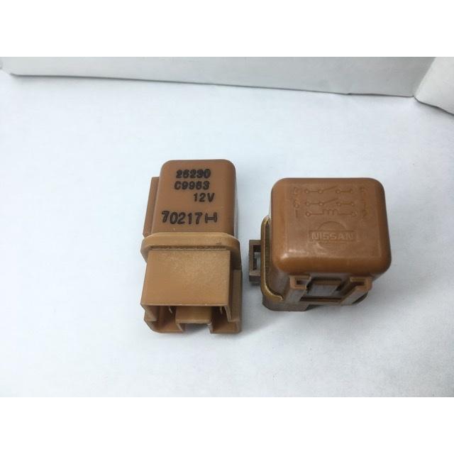 ジデコ リレー 2個 12V 未テスト ニッサン 車から 純正 25230-C9963
