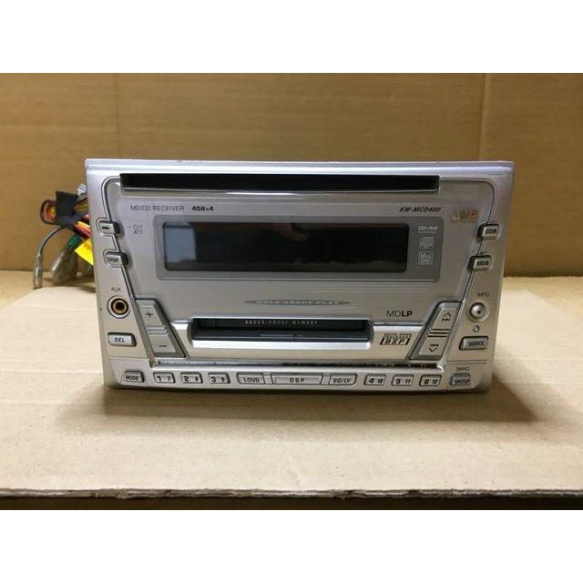 オーディオ JVC KW-MCD400 CD MD デッキ プレーヤー 未テストジャンク