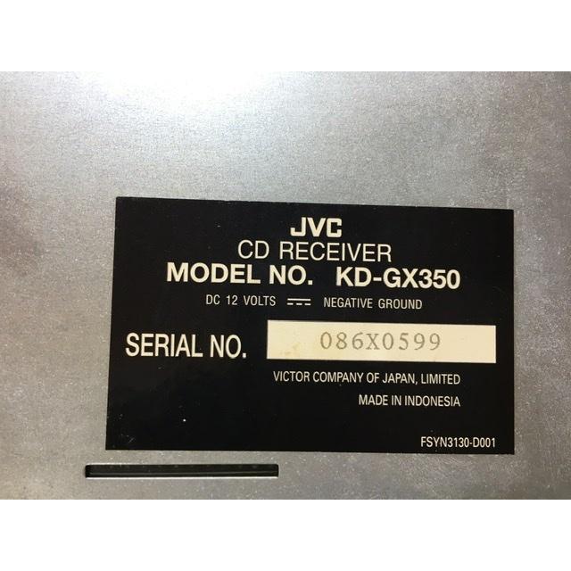 オーディオ 未テストジャンク JVC KD-GX350 デッキ プレーヤー 仕入品