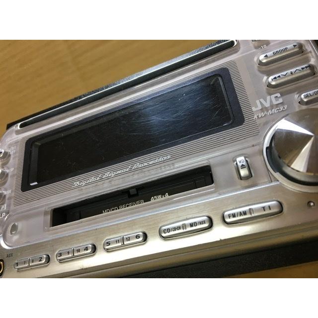KENWOOD 2DINデッキジャンク メンテ動作品□ケンウッド製2DIN CD/カセットデッキ DPX90 動作