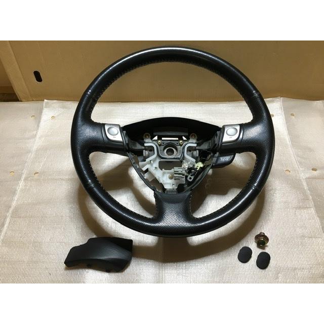 ステアリング ホイール モビリオ スパイク GK1 ホンダ 純正 レザー