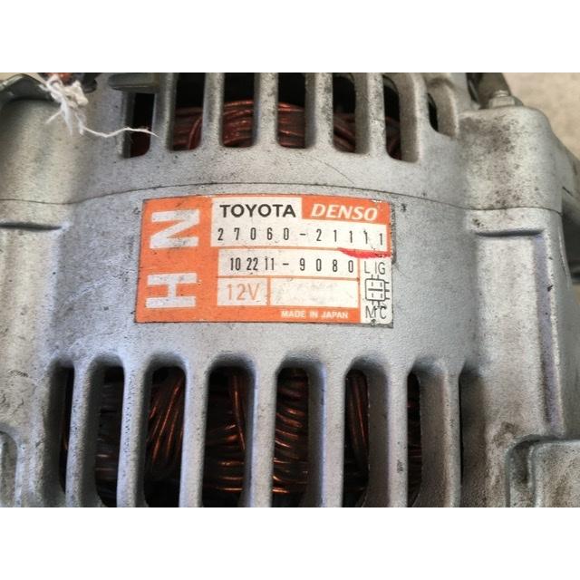 オルタネーター bB NCP31 トヨタ 純正 1NZ-FE 27060-21111 DENSO