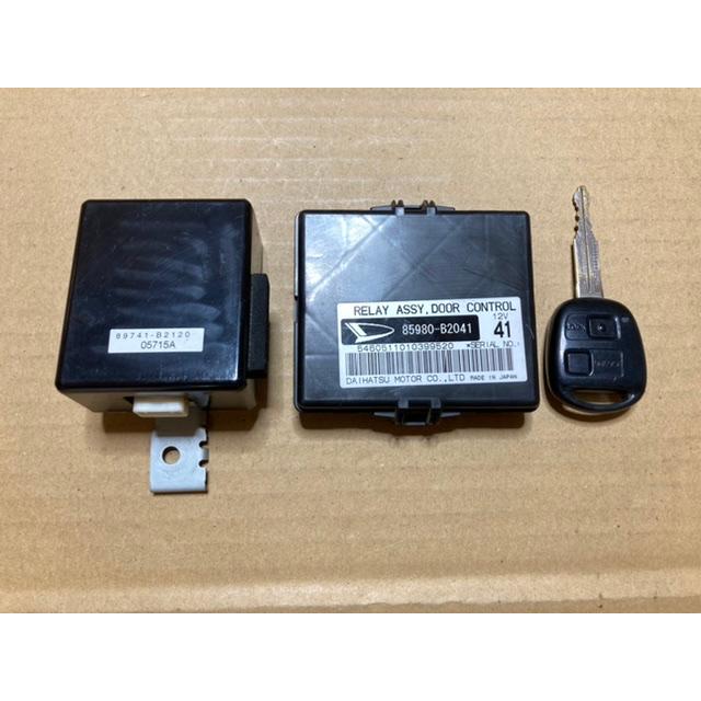 キーレス 送信機 受信機 リレー 3点セット ムーヴ L150S ダイハツ 純正 89741B2120 85980B2041 レシーバー 22082606SSOKATA Recycle