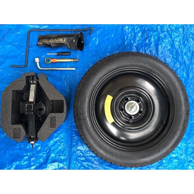 16 インチ 応急 スペア タイヤ 工具 セット レガシィ BP5 スバル T135