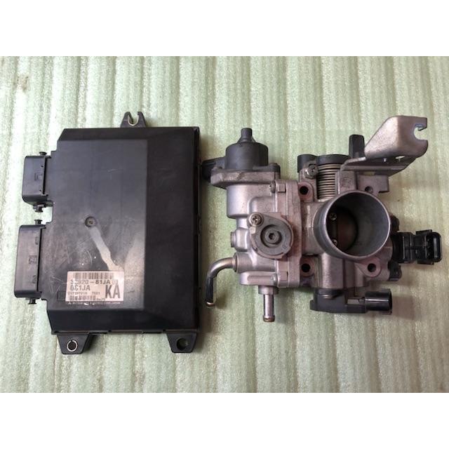 スズキ ワゴンR MH22 エンジンコンピューター スロットルボディ スロットルボディ エンジンコンピューター ワゴンR MH22S スズキ 純正