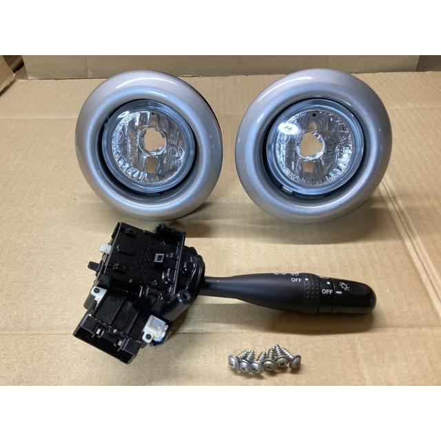 フォグ ランプ 左右 ユニット ベゼル スイッチ ミラ ココア L675S