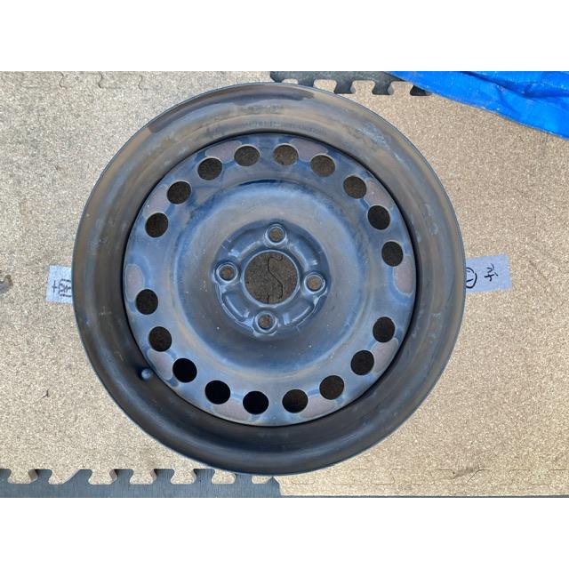 15 インチ 鉄 スチール ホイール 1本 日産 純正 15×5.5JJ ハブ径約60mm