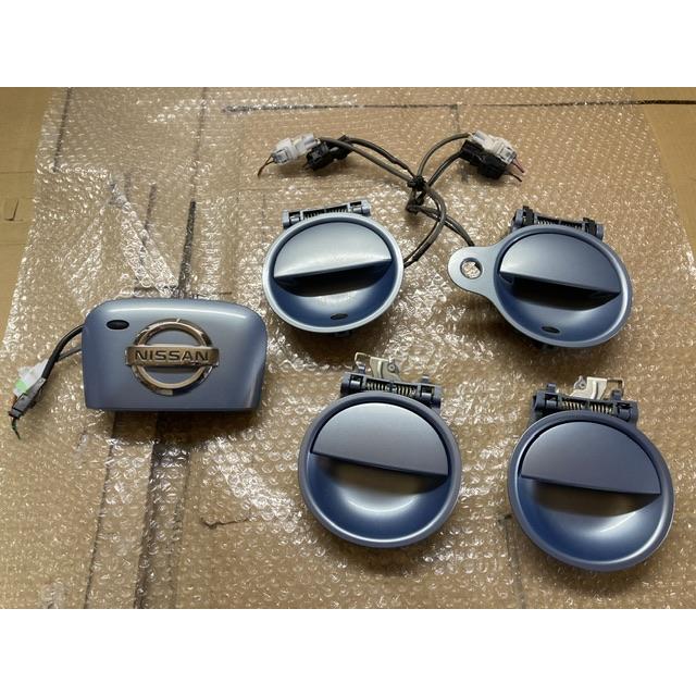 アウター ハンドル 1台分 モコ MG22S ニッサン ZE9 レイクブルー