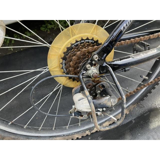 ブリヂストン オルディナ 仕入品 クロス バイク 21速 アルミ パンク タイヤ要交換 現状引渡_9
