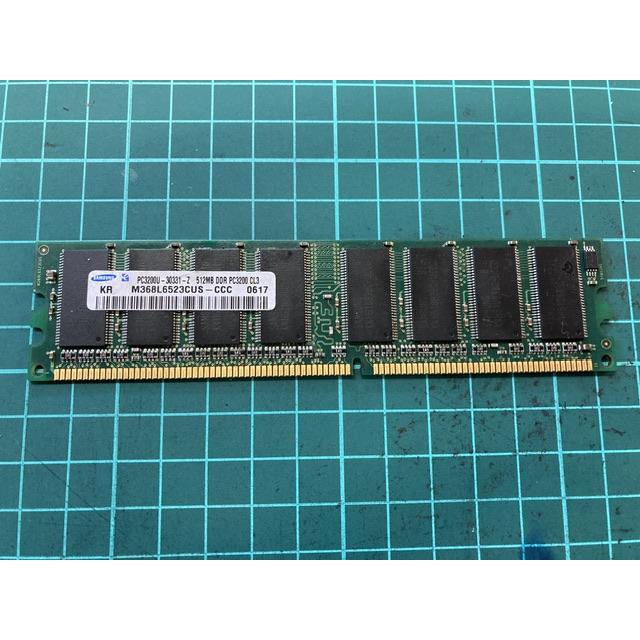 メモリ PC3200U-30331-Z 512MB DDR CL3 未テストジャンク メモリー