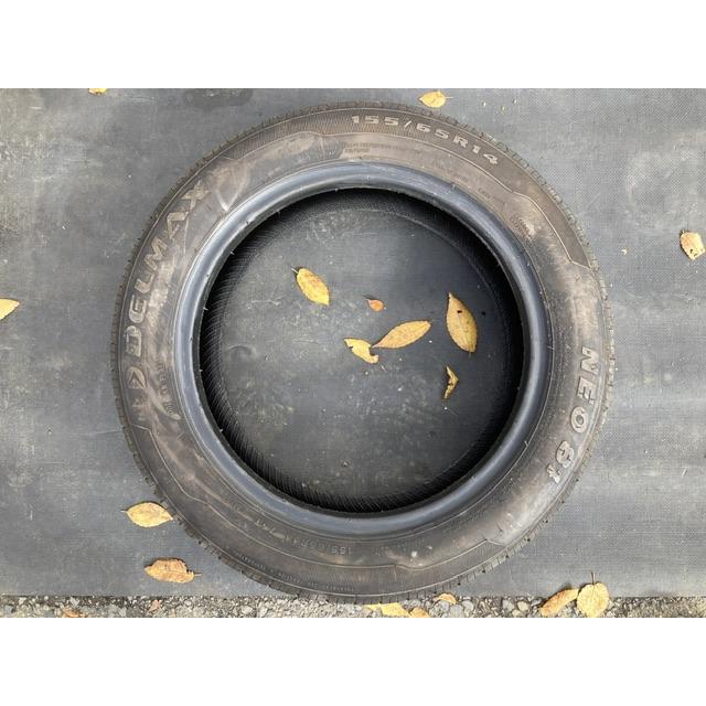 14 インチ 夏 サマー タイヤ 1本 155/65R14 2023年製 残溝約5mm DELMAX 