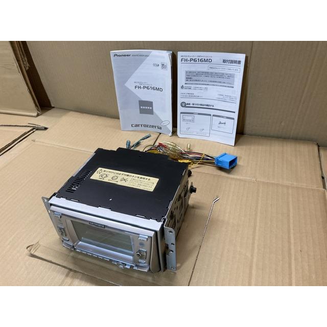 オーディオ ラジオ CD MD carrozzeria FH-P616MD MRワゴン MF21S