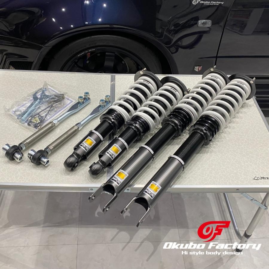クスコテンションロッド & HKS車高調セット OFspec OkuboFactory CUSCO tension rod and HKS coilover suspensions set　500-R40-SET | 