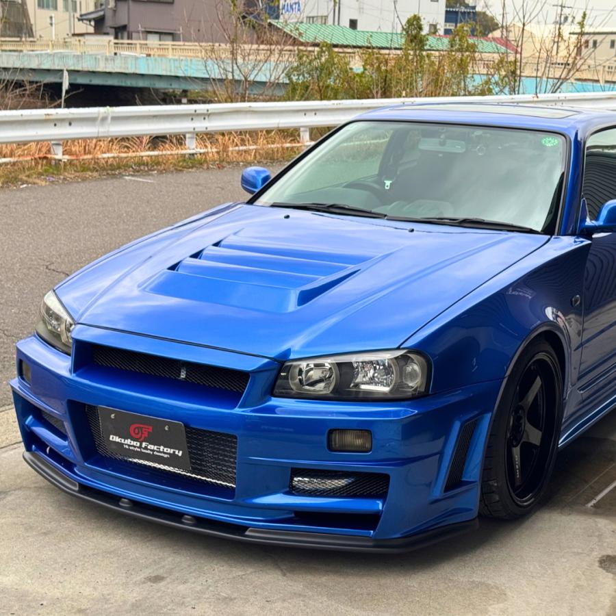 R34 OF Z3 ボンネット 表裏FRP okubofactory 652-R40-Z3bonnet