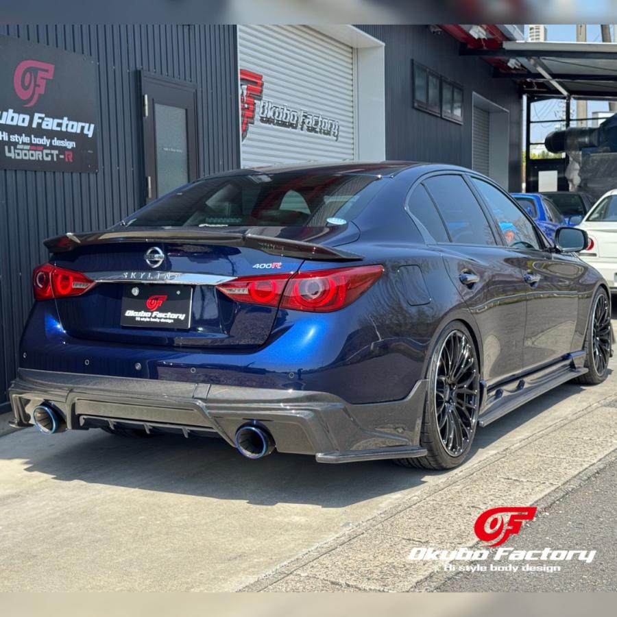 V37(中期以降) 400R用 リアアンダー カーボン 820C-V71 : オオクボ