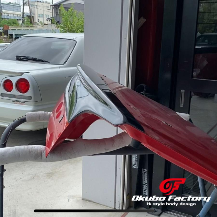 R34 4ドア トランクスポイラー FRP オオクボファクトリー 10周年 R34 4ドア トランクスポイラー FRP オオクボファクトリー 10周年