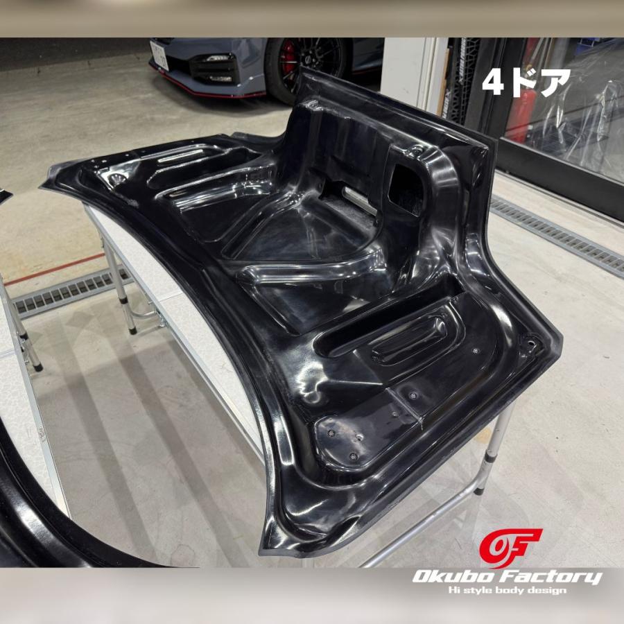 R34 4D エアロトランク フルFRP オオクボファクトリー
