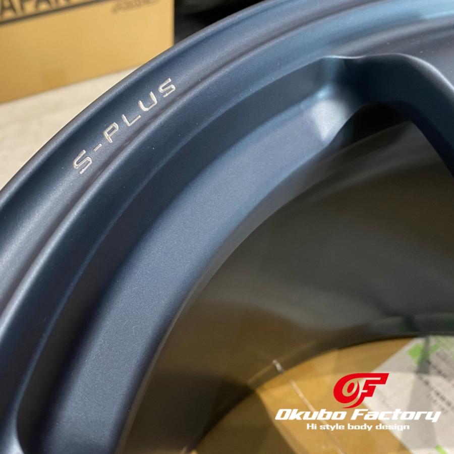 RAYS VOLK RACING TE37 19インチ ブラック/ブルー VOLK RACING TE37 SAGA S-plus 19inch 高性能スポーツカーを自在