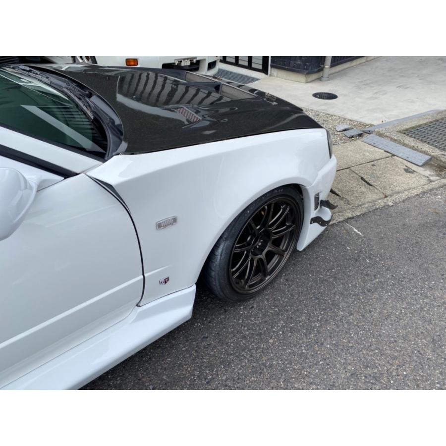 BNR34　純正　フェンダーセット R34 FRP ワイドフロントバンパー&フェンダーセット : オオクボ