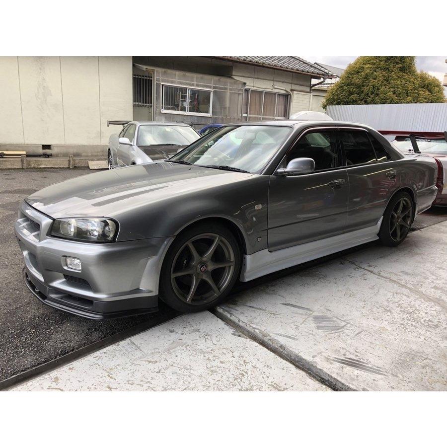 R34 4ドア　OFサイドステップ GT-Rフェンダーポン付け　　bnr34 enr34 er34 gt-r r34 r344doorgt-r rb26｜okubofactory｜03