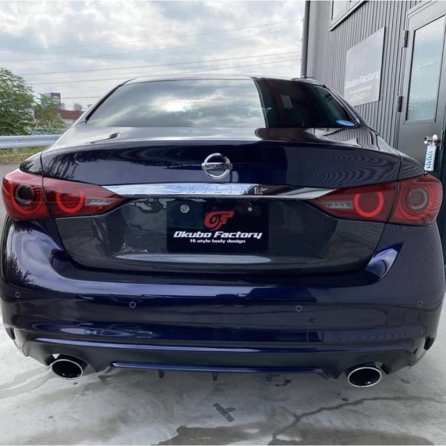 V37スカイライン トランクパネル カーボン製 : オオクボ