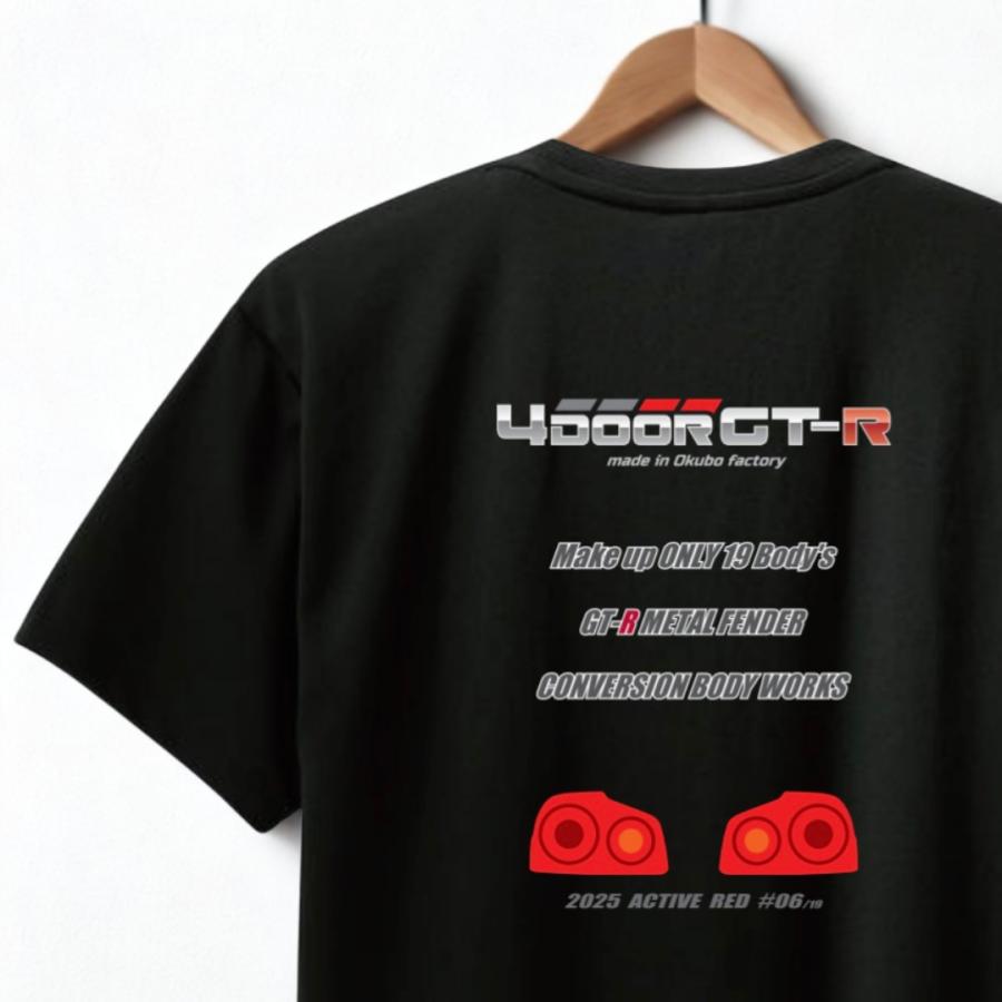 R34 限定選べる2点セット 2025年完成記念Tシャツ & D1Lights 応援Tシャツ オオクボファクトリー  okubo factory T-shirt drift  GTR GT-R  アパレル  日産 |  | 01