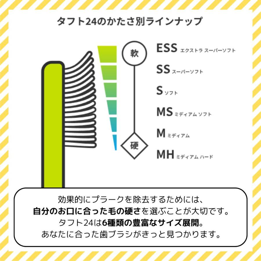 タフト24 歯ブラシ (スーパーソフト) ×1本｜okuchi｜06