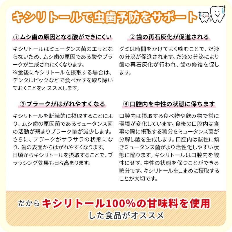 "P5%還元"「メール便選択で送料無料」 ロッテ しまじろう キシリトールタブレット (グレープ・イチゴ) 30g×10袋｜okuchi｜03