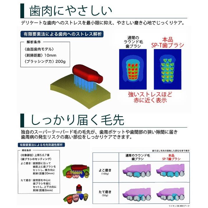 "最大P25.5％還元" 歯ブラシ ライオン システマSP-T 歯ブラシ (Systema SP-T) 1本｜okuchi｜02