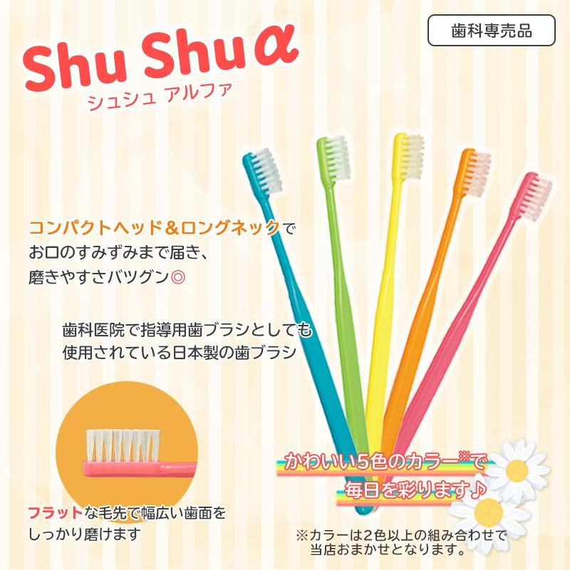 歯科専売品 大人用/子供用 歯ブラシ 50本【日本製】Shu Shu(シュシュ