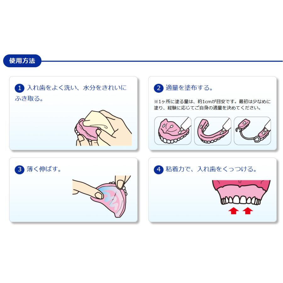 義歯安定剤 ニシカ ピタッと快適ジェル45g ジェル状 メール便6本まで