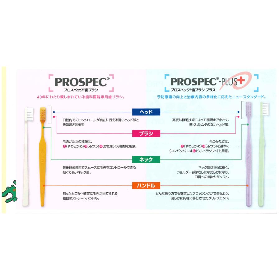 GC（ジーシー） プロスペック 歯ブラシ アダルト S やわらか PROSPEC