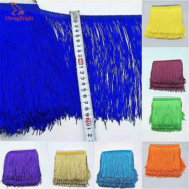 Chengbright 1ヤードセンチ ワイド レース フリンジ トリミング用 タッセル トリム