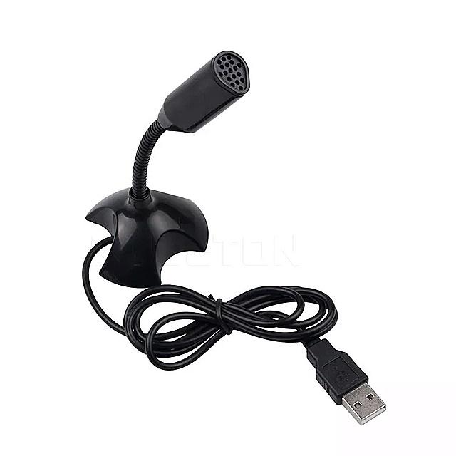 Kebidu USB ノートパソコン マイク ミニ スタジオ音声 マイク スタンド 360 調整 ホルダー 付macノート PC デスクトッ マイク SE Electronics マルチパーパス SE7