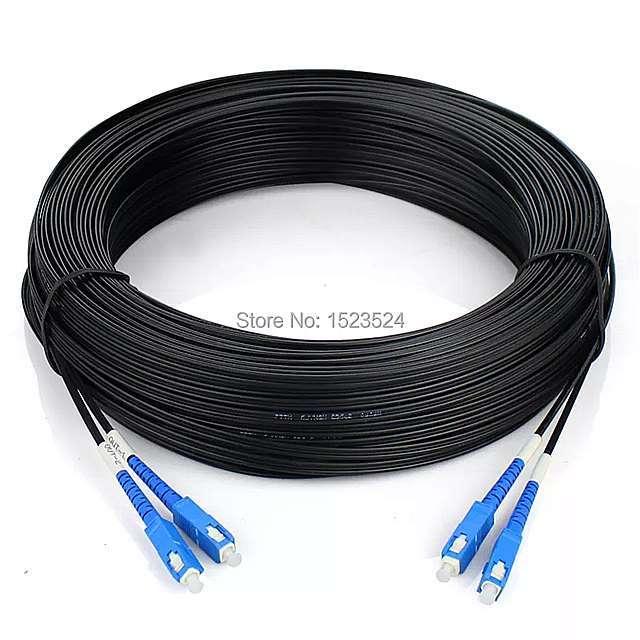 200メートル 屋外 sm dx ftth 光ファイバー ドロップ ケーブル パッチ 