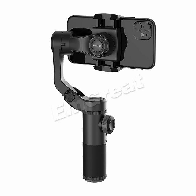 最高の Aochuanスマートxr 3軸ハンドヘルドジンバル スタビライザーselfieスティックiphone 12 11サムスン華為xiao 国産 Studiostodulky Cz