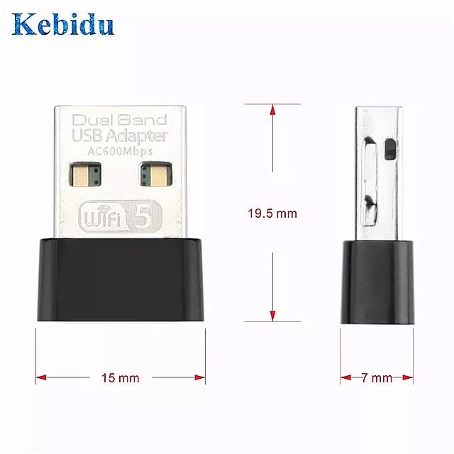 Realtek rtl8811- wi-fi デュアルバンド USB アダプタ 600mbps 2.4 5.8ghz pc mac wind ...