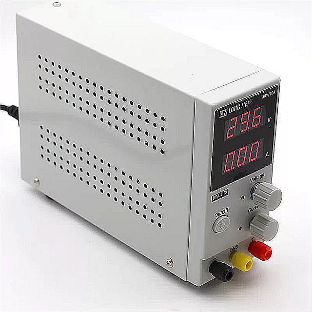 ミニ　調節可能　な　研究所スイッチング電源　トップ　K3010D　ラップ　30V　v　DC　電源　10A　v-220　110　デジタル　電話
