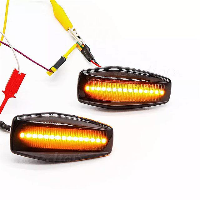 取り寄せた本物の商品 ダイナミック ブラインド ターン シグナル ライト LED サイド マーカー インデクション ランプ hytovelantra i10 g