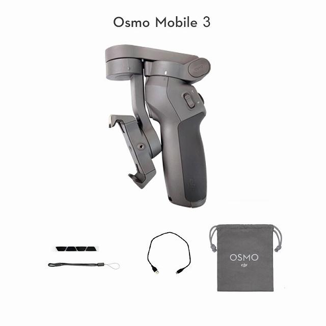 代引可】 携帯 osmo Dji 3は折りたたみ用 3.0スポーツ 迅速ロールactivetrack スマートフォン 自撮り棒、一脚、三脚 Color:Osmo  Mobile 3 Combo