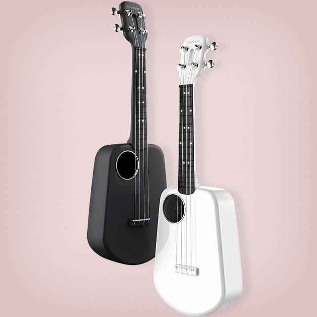 Populele Ledスマートソプラノウクレレコンサートからbluetooth