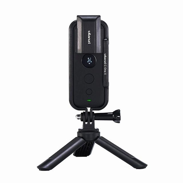 ULANZI 保護フレームため Insta 360 One X カメラ 保護ハウジング移動プロアダプタ カメラ レンズ キャップ 三脚 用
